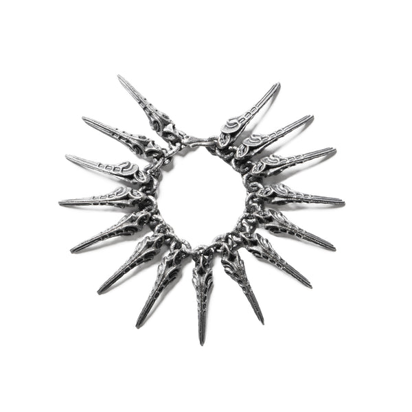 JULIUS 077ACU15 Silver / Dualflow Anima Bracelet Ver.1
